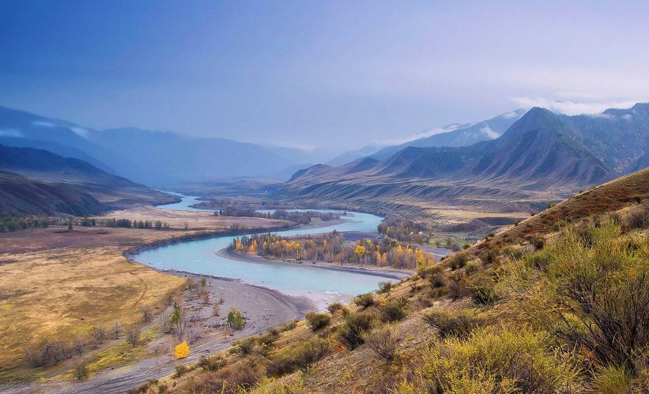 алтай, река, катунь, инегень, свет, , горы, Валерий Чичкин