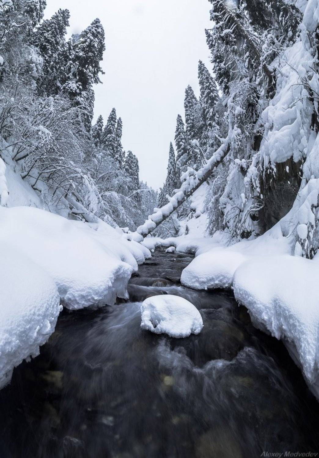  	Домбай, КАВКАЗ, река	, Алексей Медведев