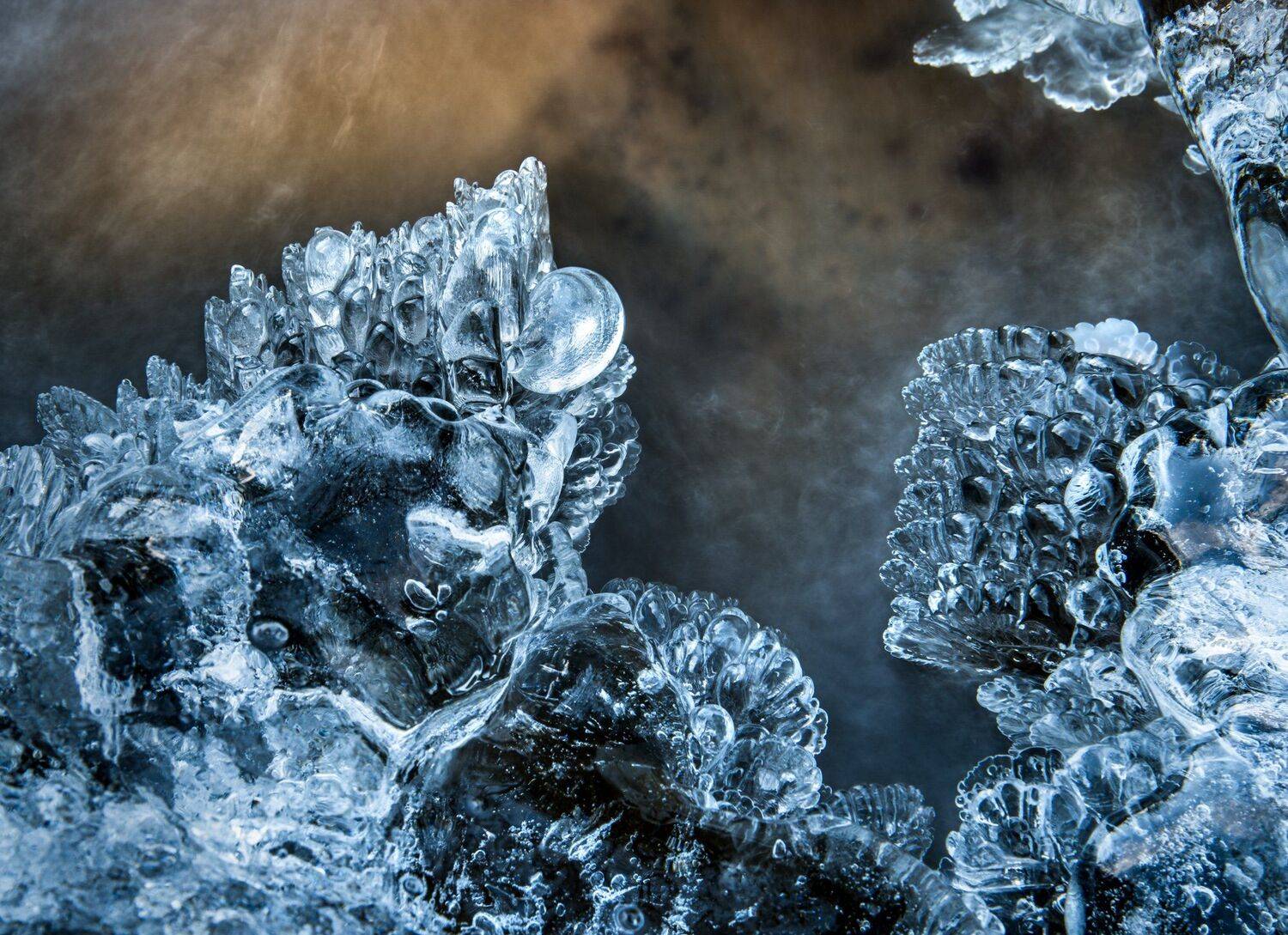 ice, forms, sculpture, shapes, nature, frozen, Sylwia Grabinska