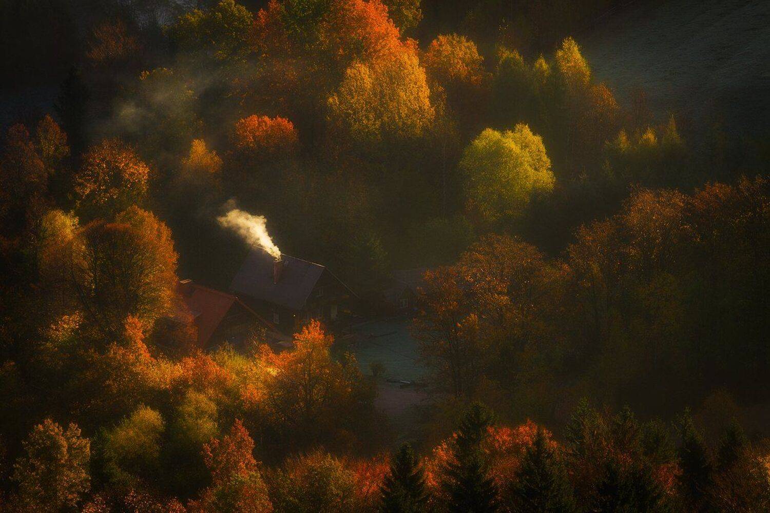 landscape,canon,mist,light,autumn, Iza i Darek Mitręga