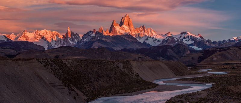 Два рассвета в Патагонии фото превью