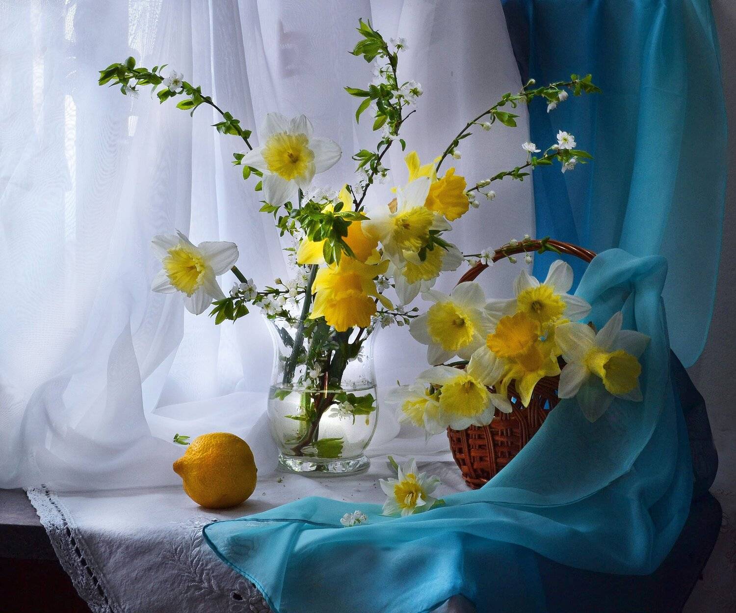still life, натюрморт, весна, май, натюрморт., цветы, нарциссы, фото натюрморт, Колова Валентина