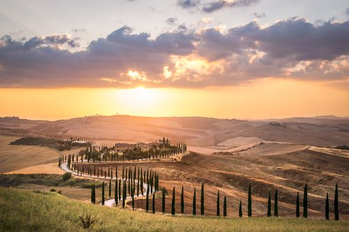 Sunset in Tuscany