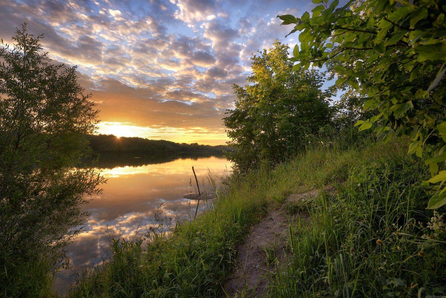 #пейзаж #весна #подмосковье #чехов #красиво #природа #закат #вечер , Морозов Юрий