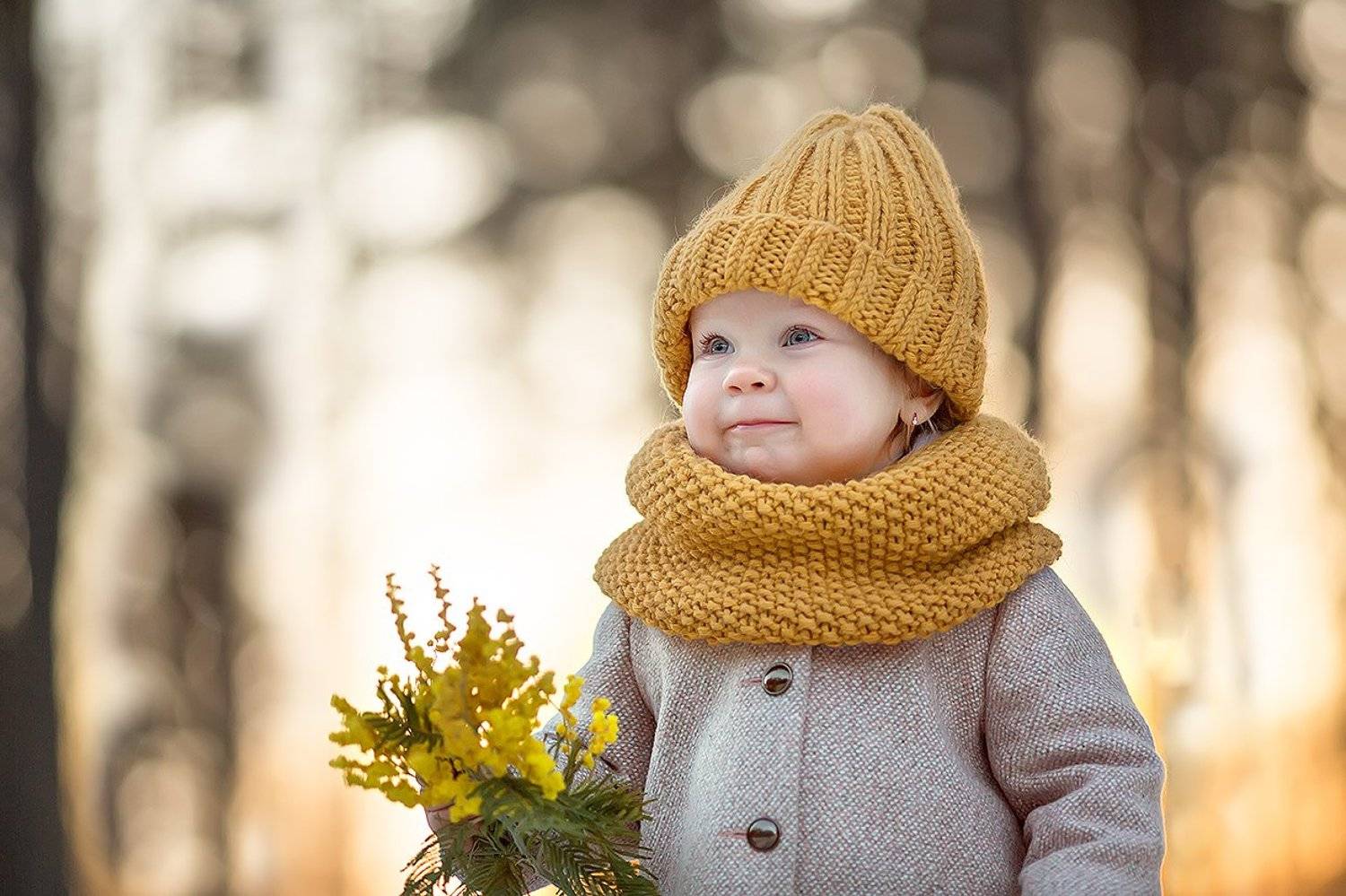 дети цветы детский портрет девочка закат, Юлия Твердова