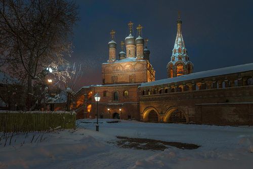 Зимний вечер в Крутицах