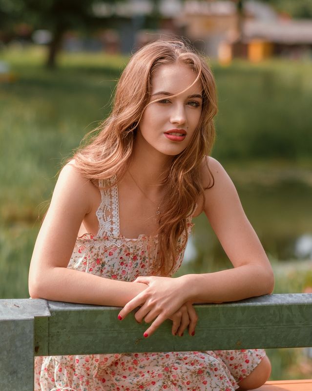 beauty, portrait, girl , young, female, summer Gabia фото превью