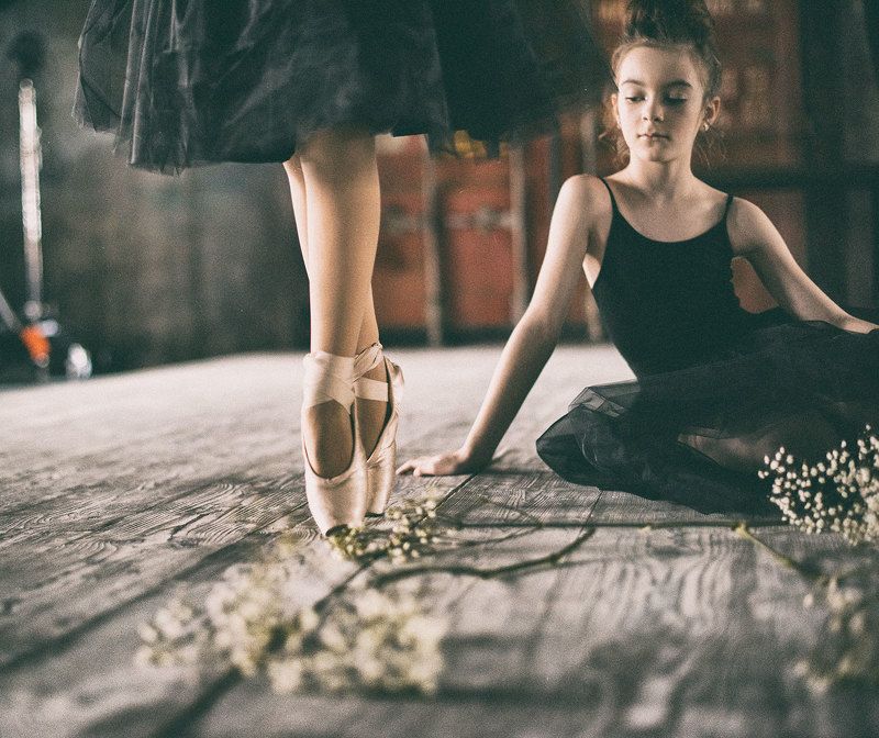 балет, балерина, девочки, хореография, пуанты, деревянный  фото превью