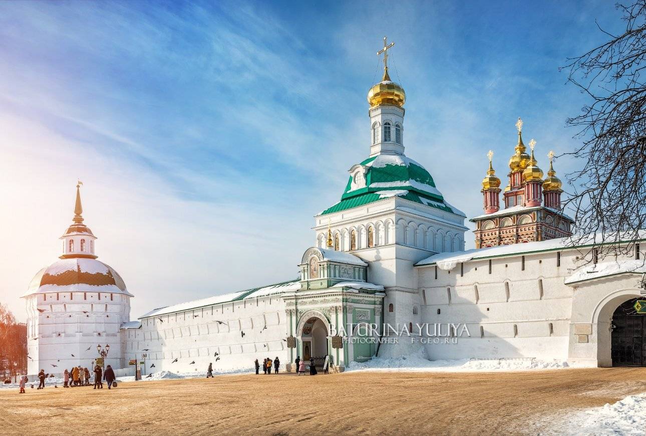 сергиев посад, лавра, зима, Юлия Батурина