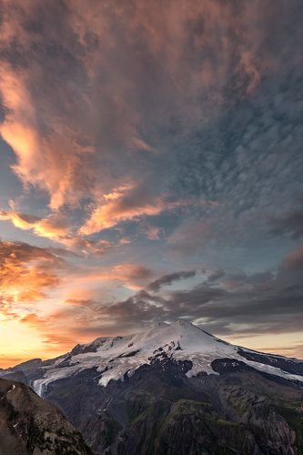 Эльбрус на закате