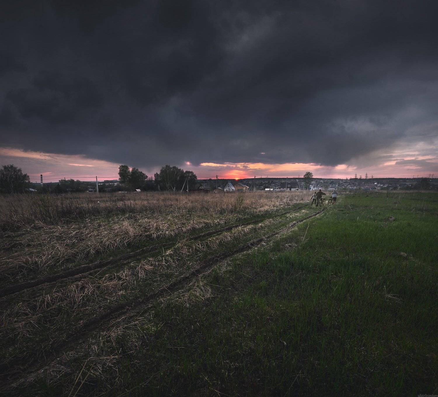 #пейзаж #подмосковье #природа #человек #жизнь #реализм #закат #путь , Морозов Юрий