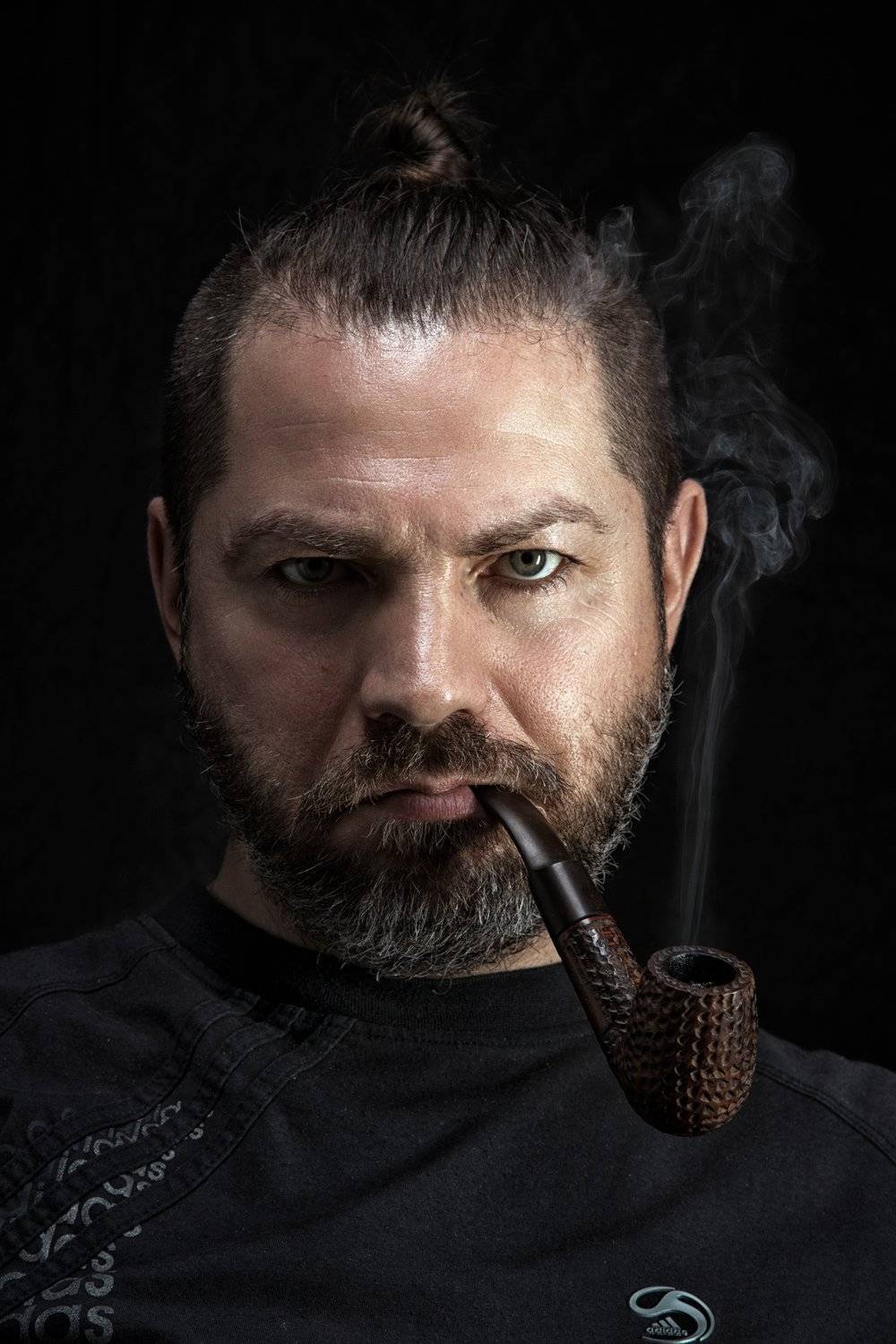мужчина, портрет, стиль, образ, викинг, боцман, трубка, курильщик, , Виталий Мытник