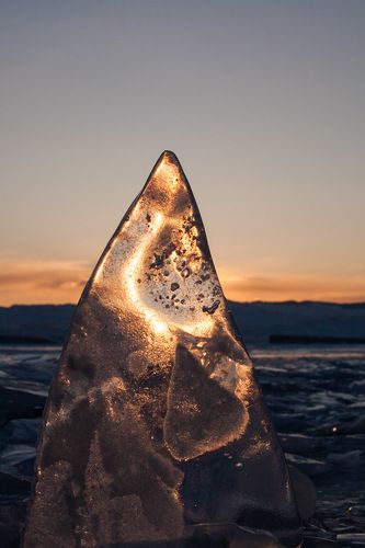 Закат на Байкале