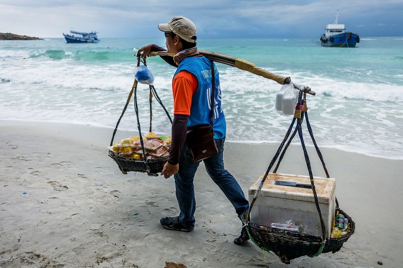 food travel Food seller фото превью