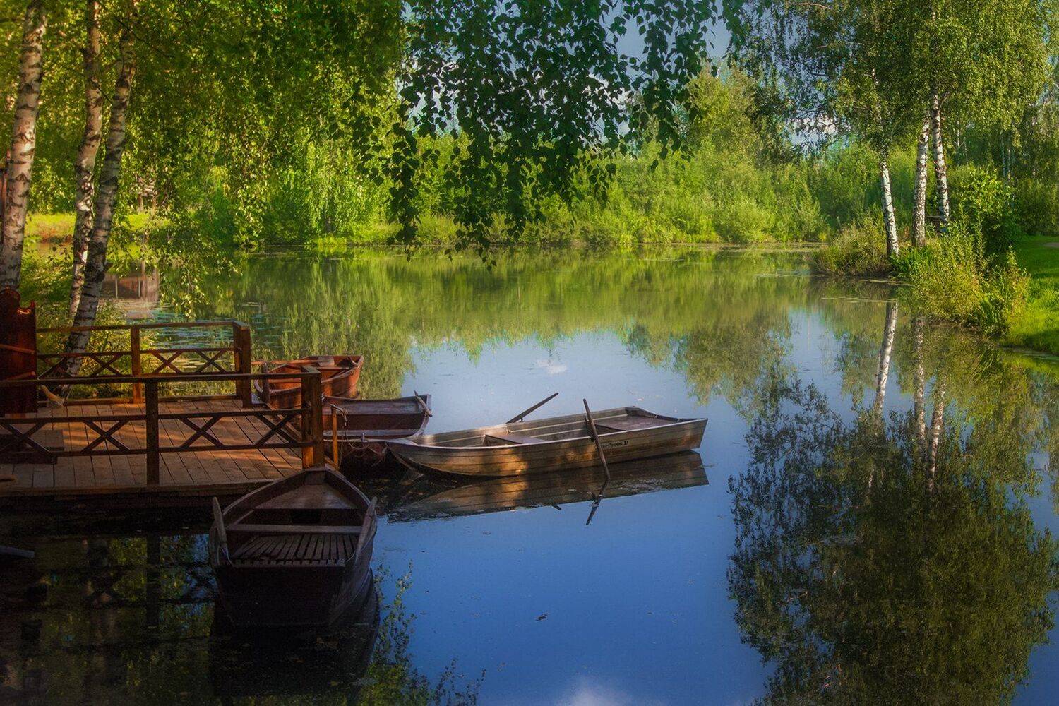 лодки,лето,кострома, Елена Рубинская