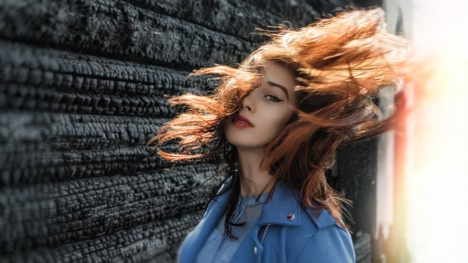 девушка, огонь, Sven Rok