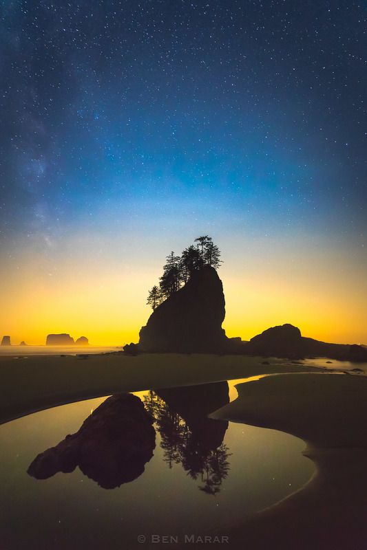 beach stars ocean The darker the night gets  the brighter the stars become фото превью