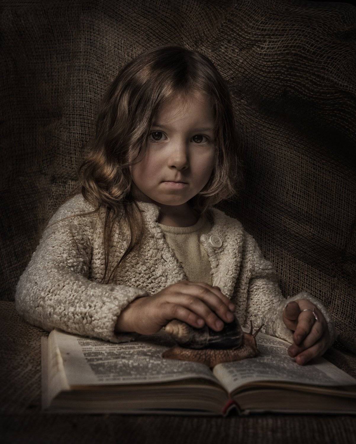 дети, животное, улитка, жанровое, фото, портрет, Natalia Kholodova