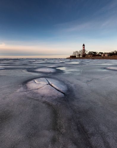 Шепелёвский маяк. Пришла весна. 