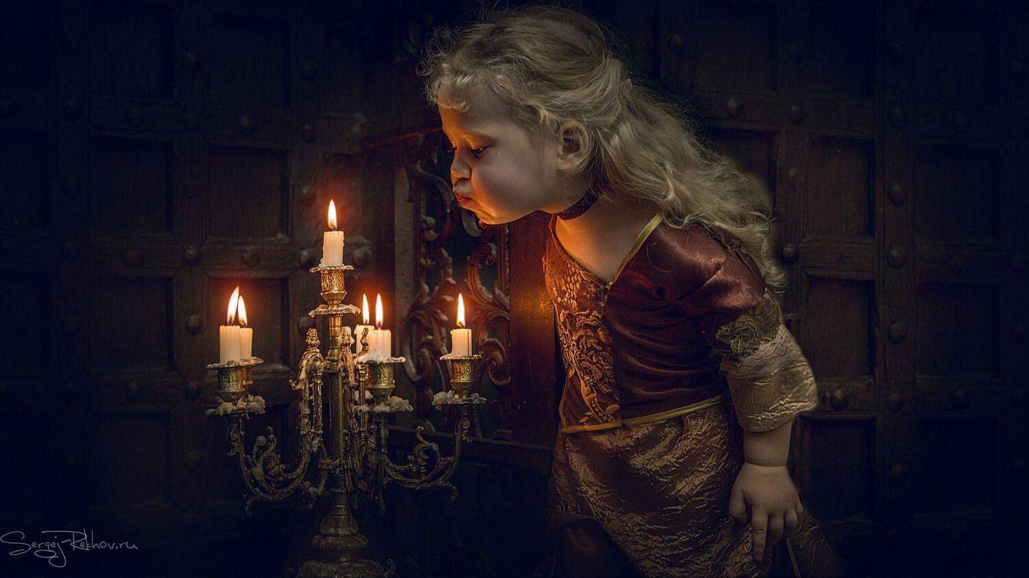 девочка, ребёнок, ночь, замок, rekhov, Сергей Рехов