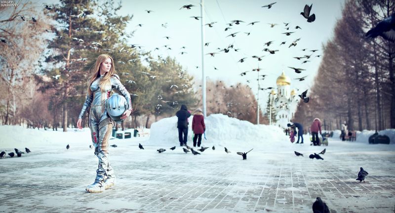 космос, космонавтка, космонавт, астронавт, астронавтка, русский космос, церковь, храм Наш Космос фото превью