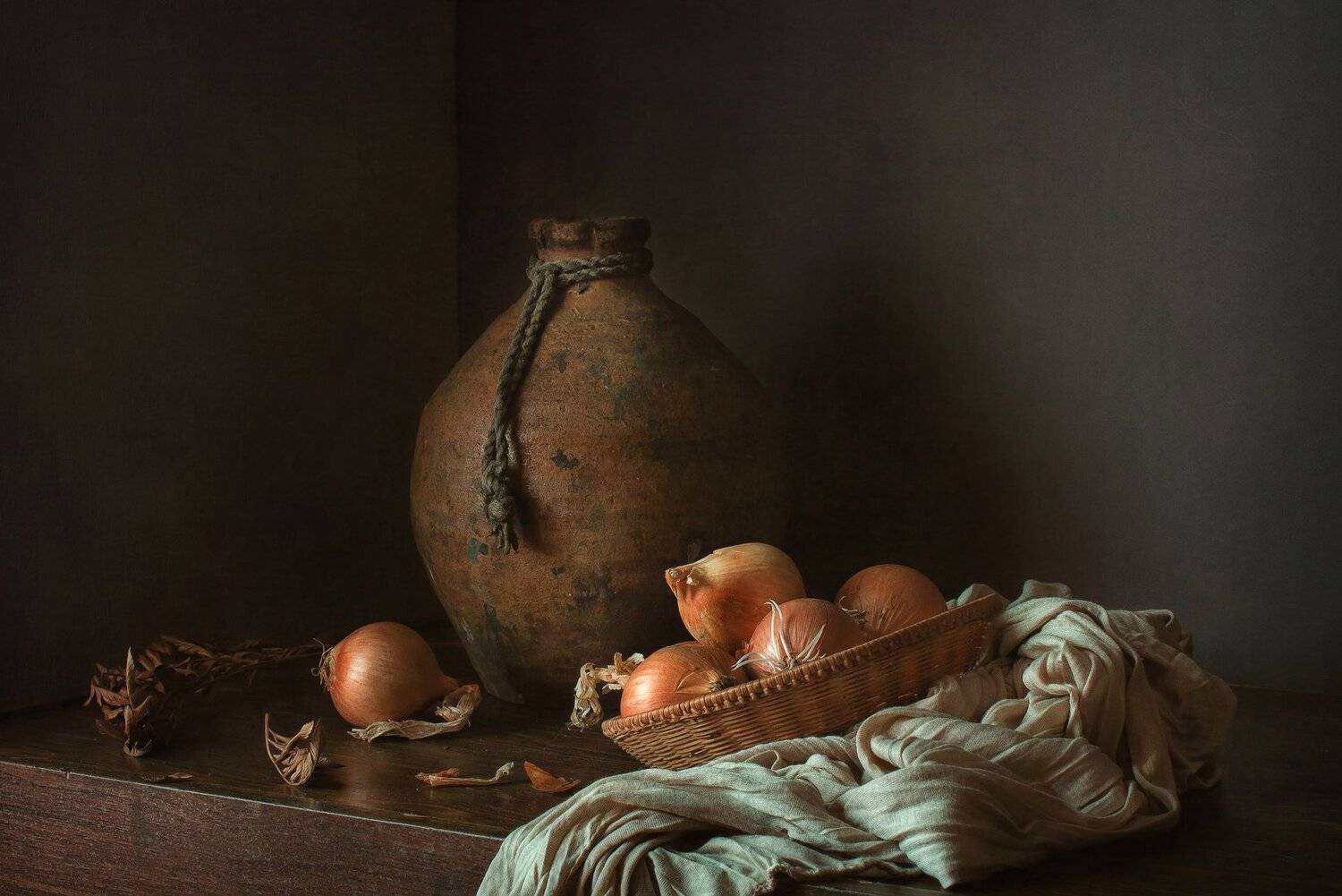 натюрморт, лук, Анна Петина