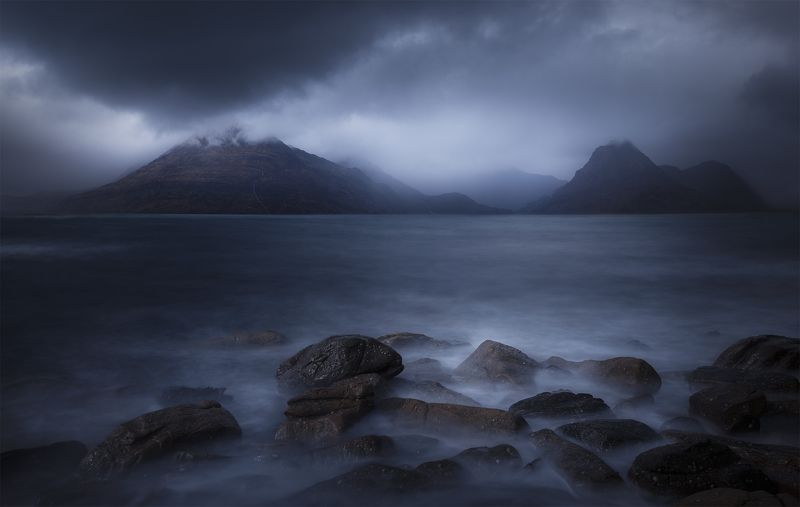 scotland, isleofskye, elgol, nature, landscape, пейзаж, clouds, dramatic Scotland, Elgol фото превью