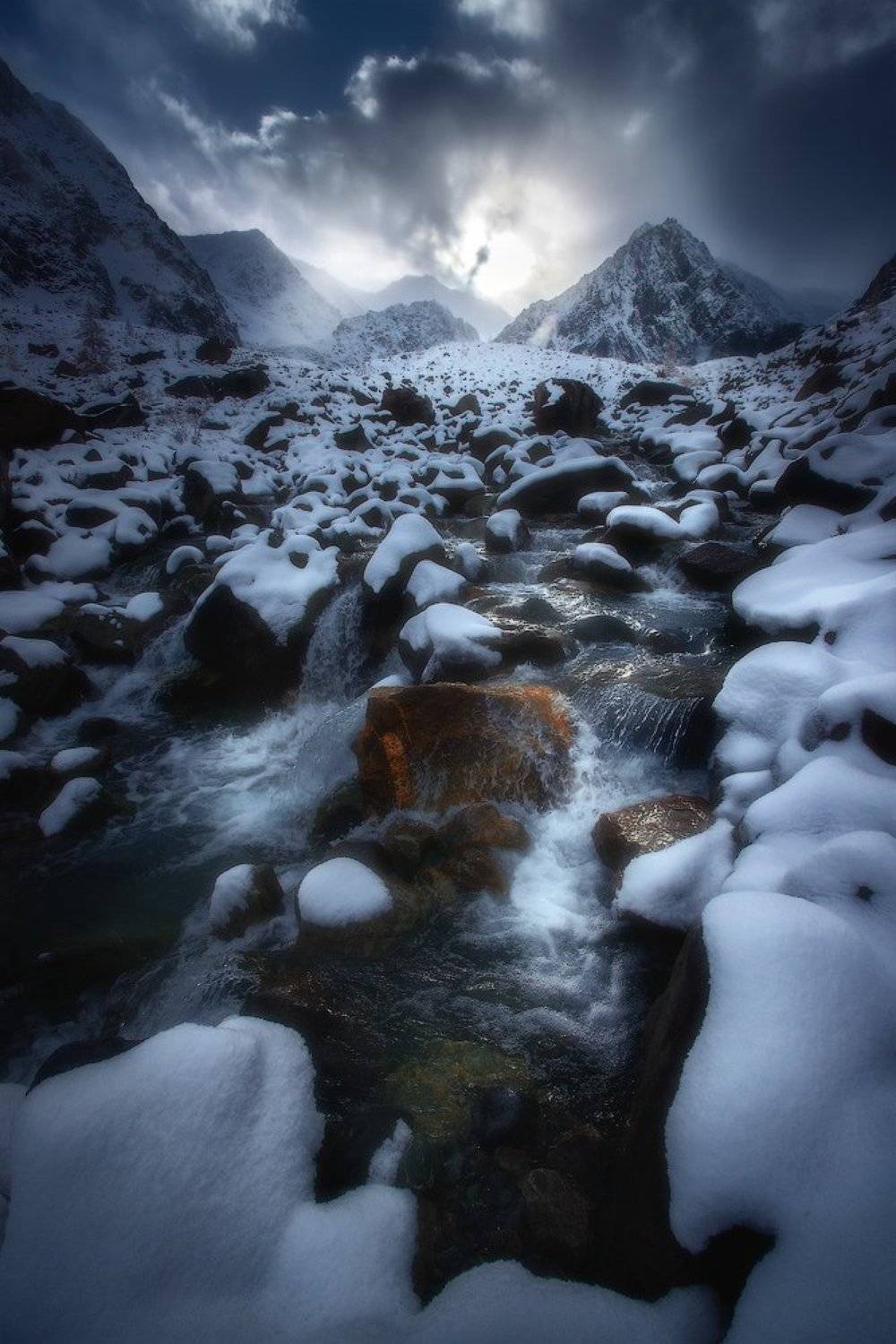 алтай, горы, осень, актру, Владимир Ляпин