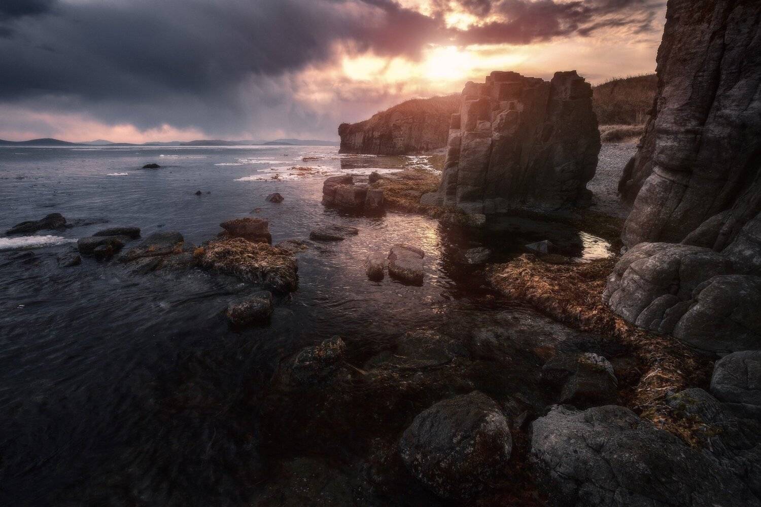 весна, иоре, скалы, вечер, закат, Андрей Кровлин