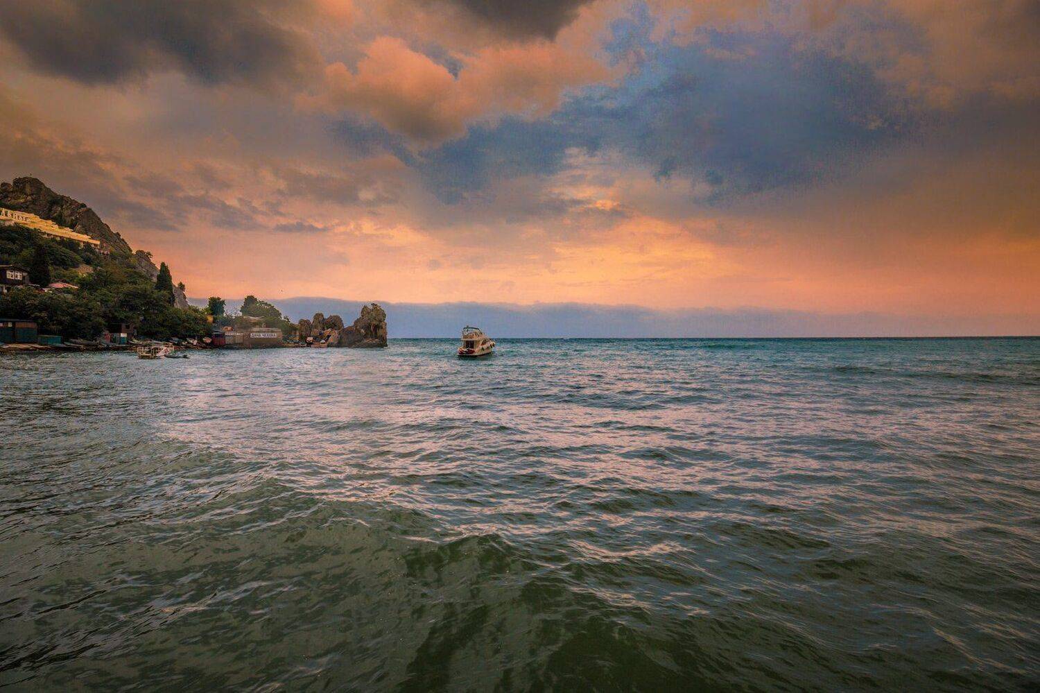 чёрное море, крым, гурзуф, Виктор Климкин