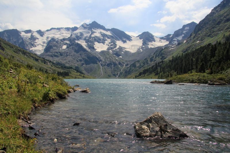На озере фото превью