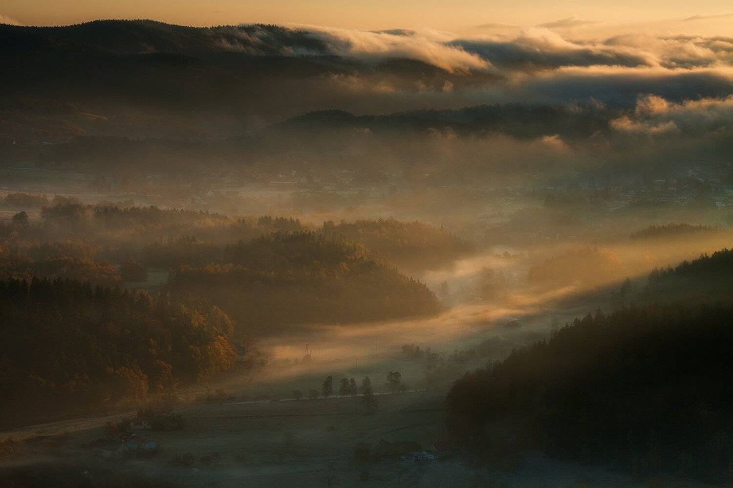 landscape,canon,mist,light,autumn, Iza i Darek Mitręga