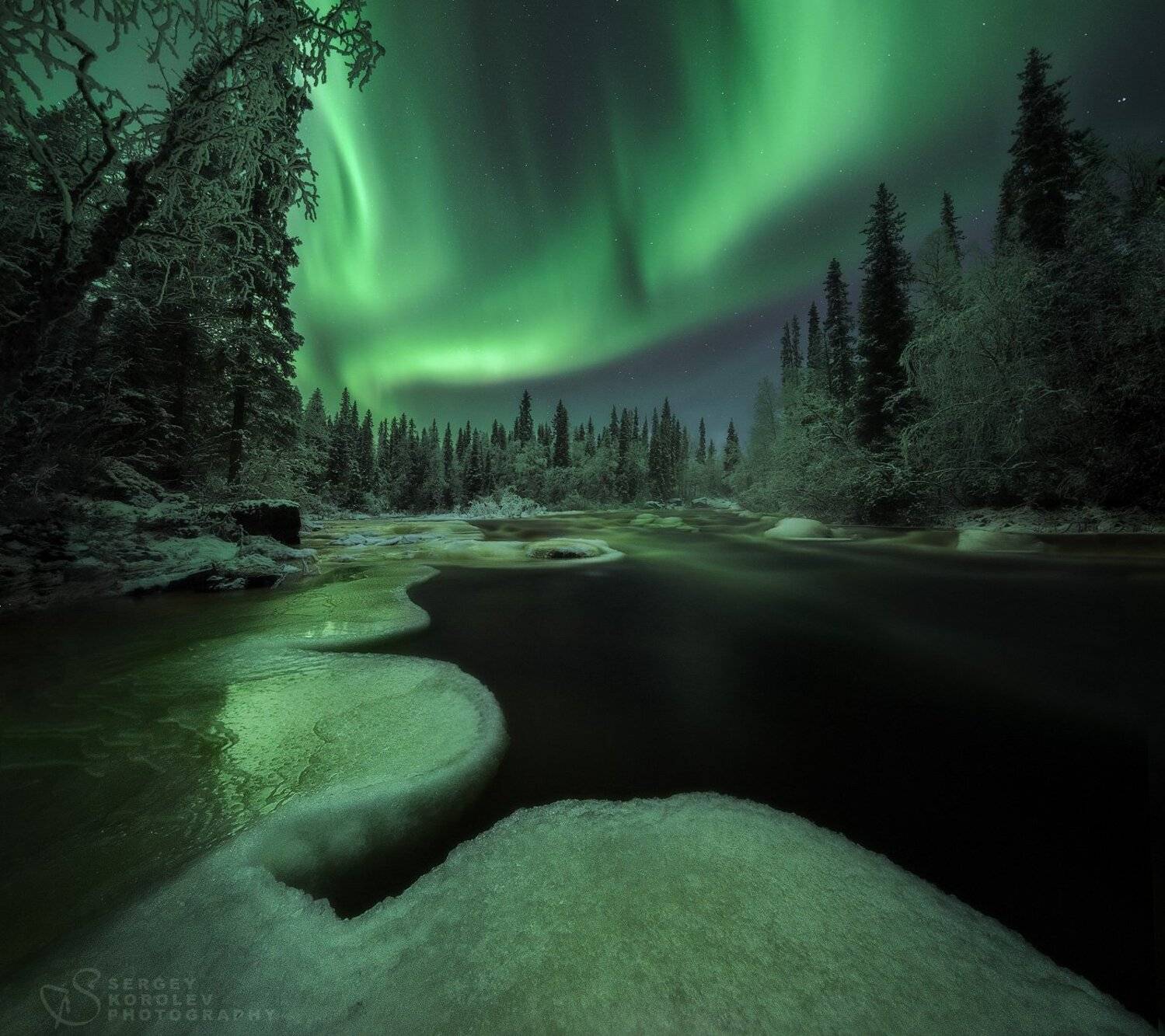 кольскийполуостров, северноесияние, aurora, Сергей Королев