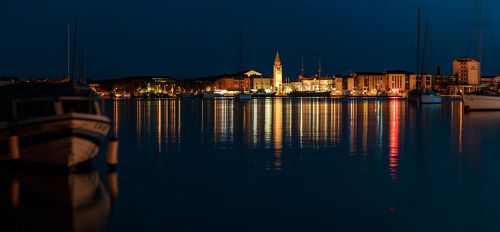Night harbor
