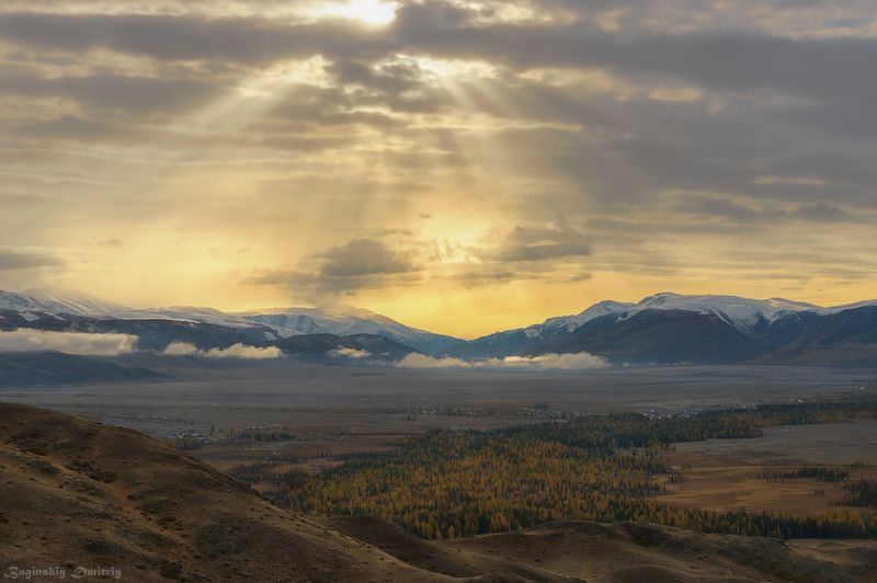 Утро в Курайской степи фото превью