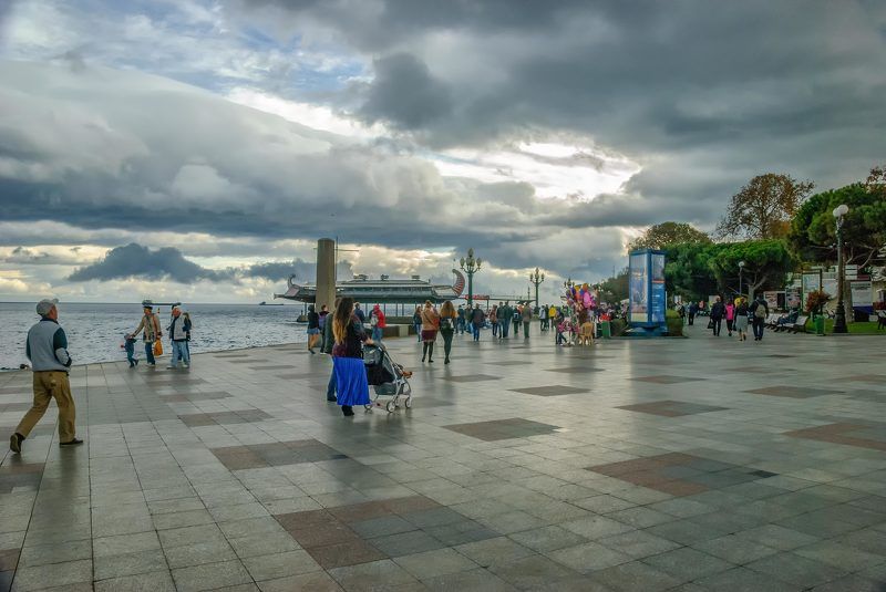 Ялта, набережная фото превью