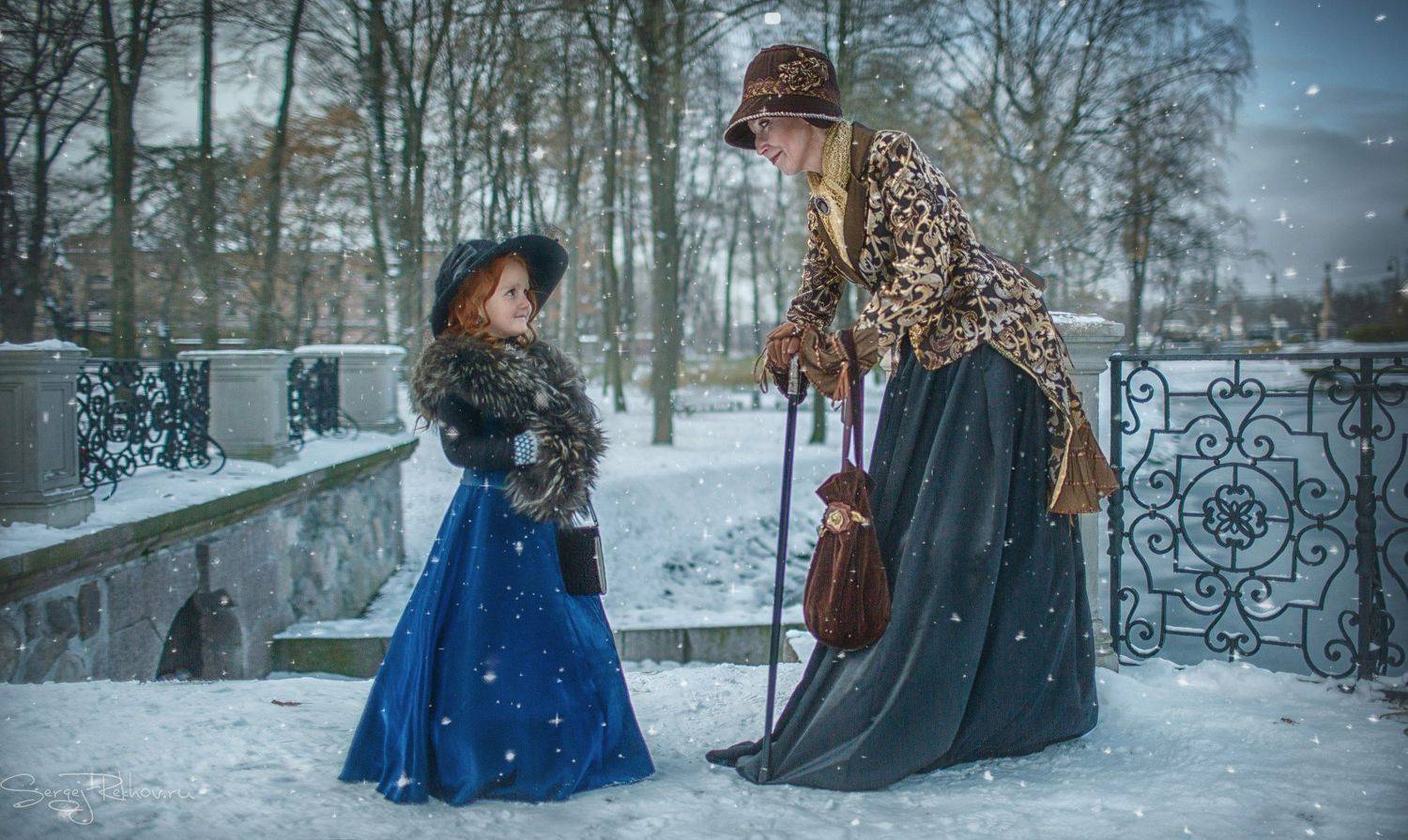 фея, сказка, парк, встреча, зима, снег, разговор, rekhov, Сергей Рехов