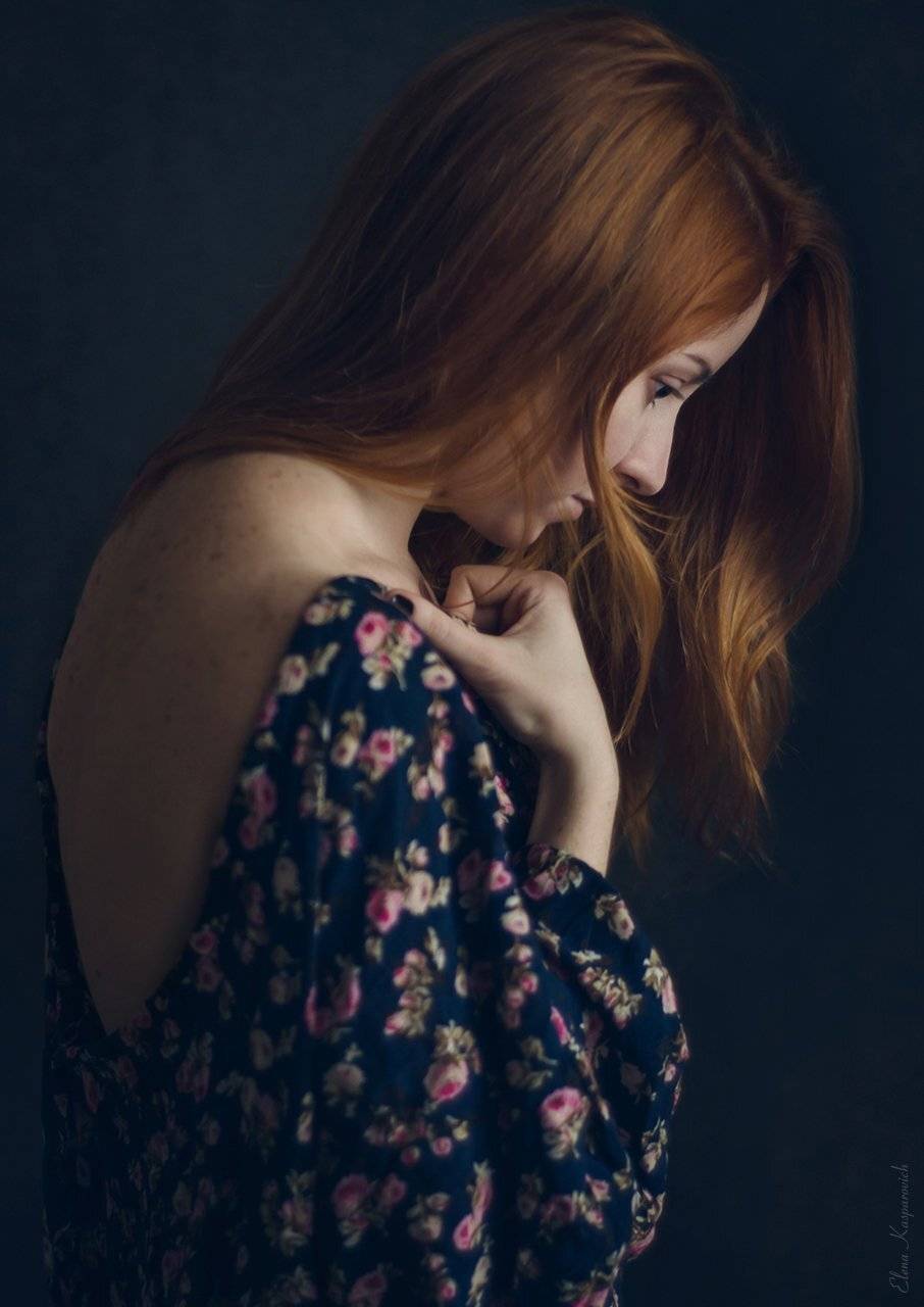 женский портрет, Елена Каспарович