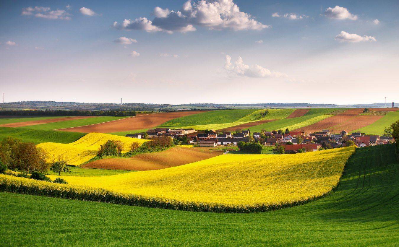 австрия, европа, весна, поля, Вейзе Максим