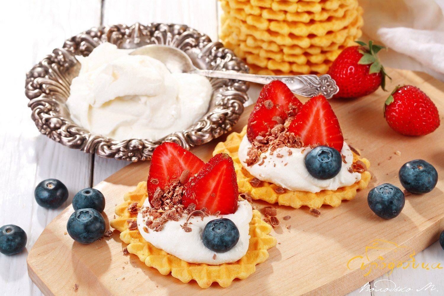 маскарпоне,клубника, Марина Володько