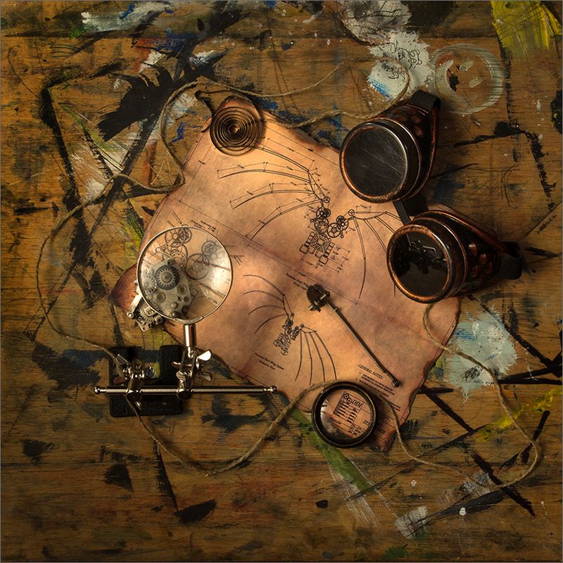 steampunk style фото превью