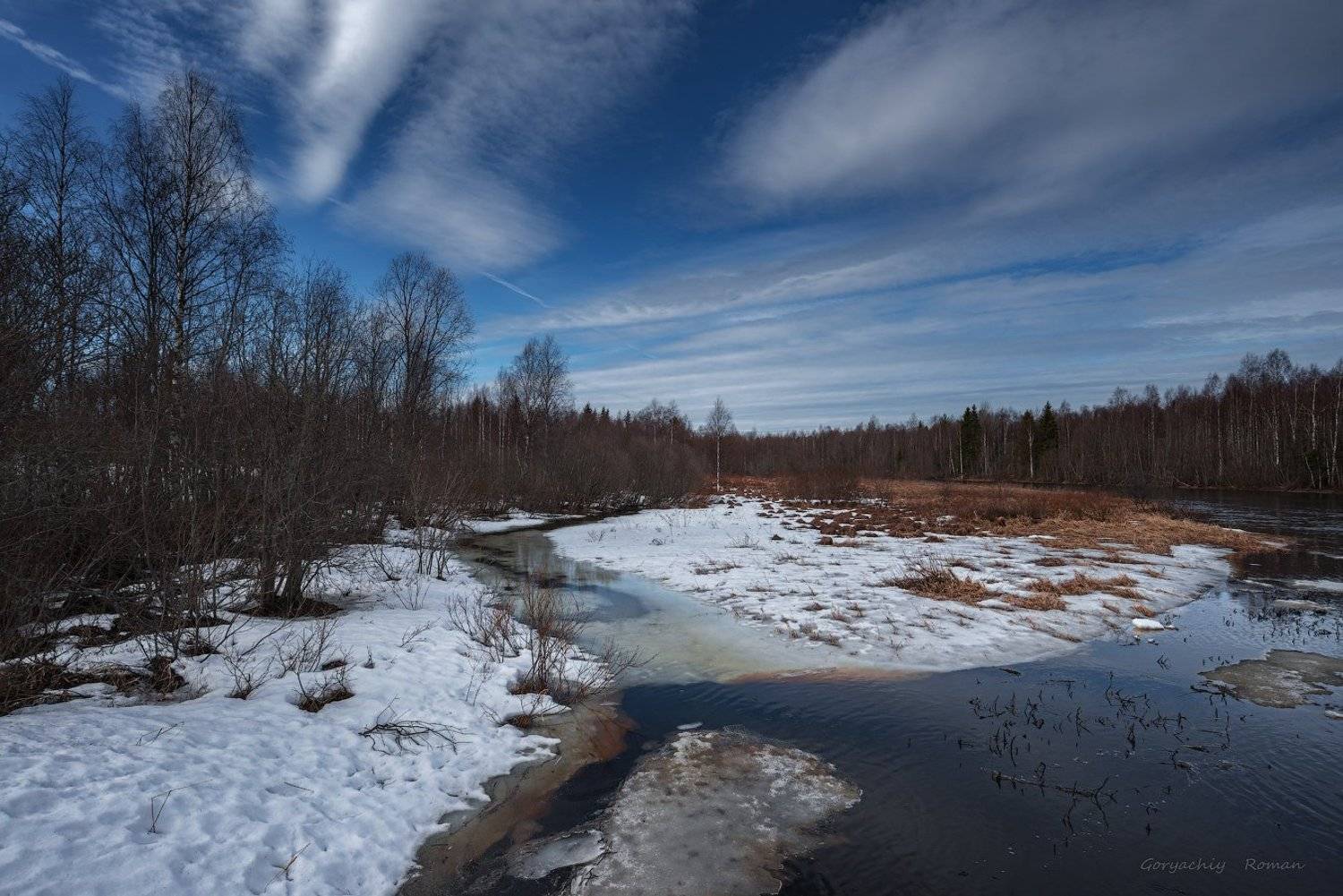 великий двор, весна, вологодчина, кема, север, Роман Горячий