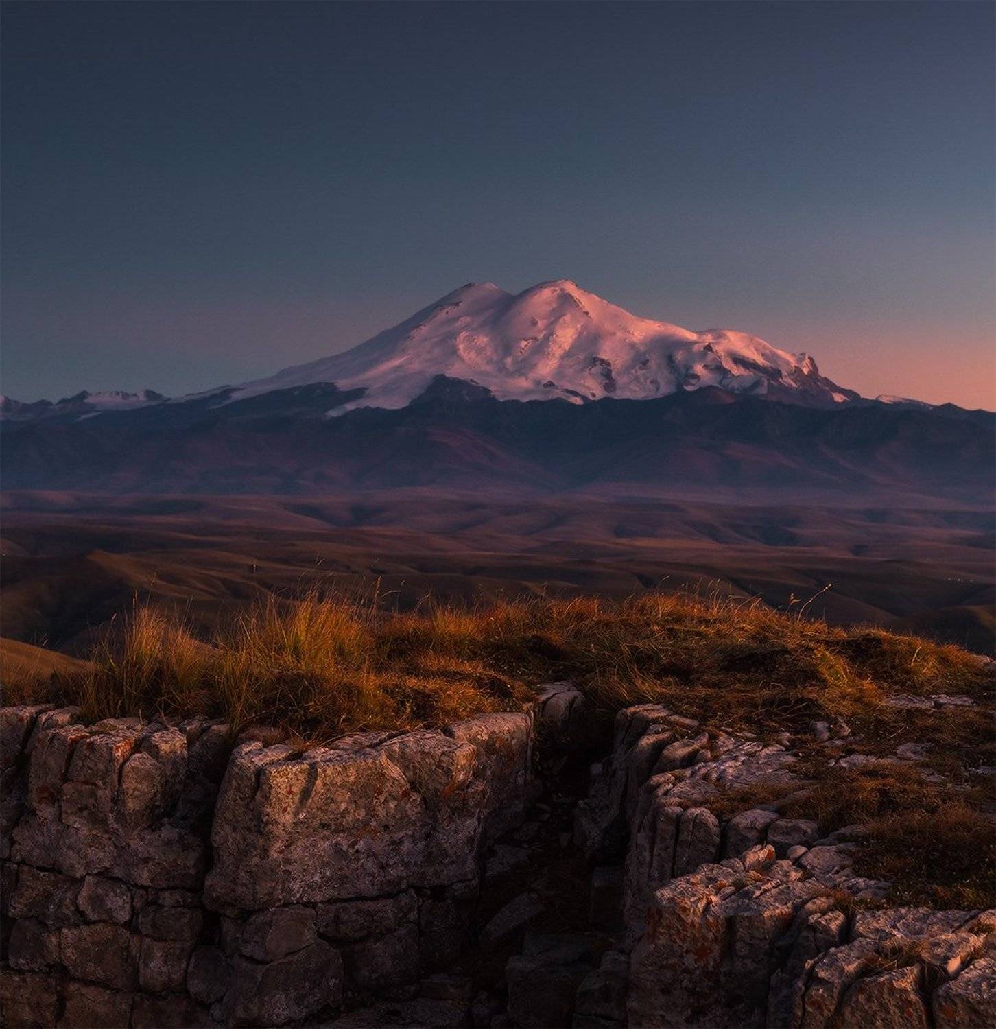западный кавказ эльбрус бермамыт вечер сеньтябрь, Николай Мысливцев
