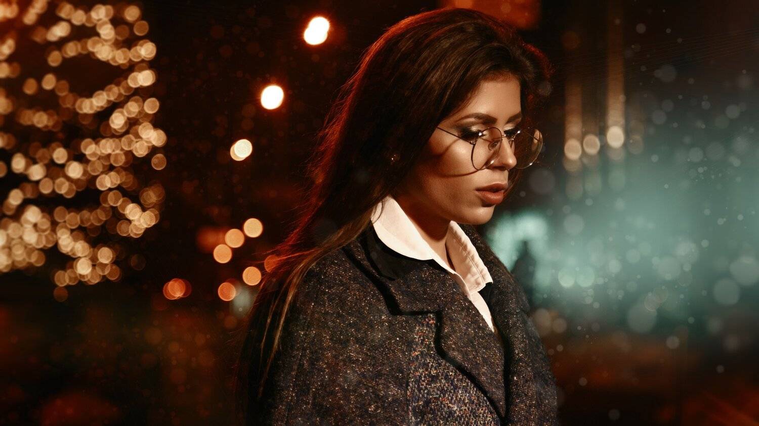 портрет, ночь, город, Кривонос Вячеслав