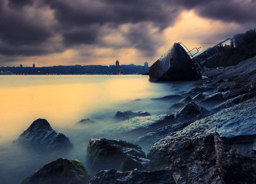 sunken, ship, mustafa yagci