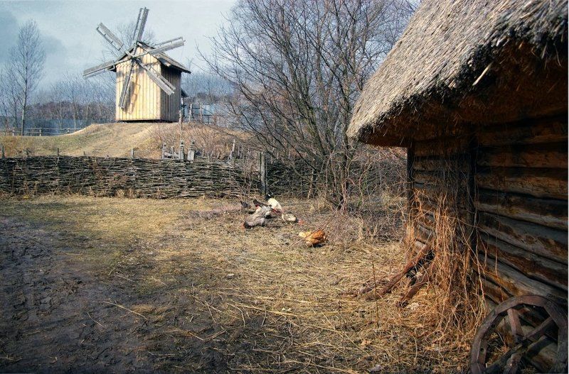 пейзаж Курочка Ряба фото превью