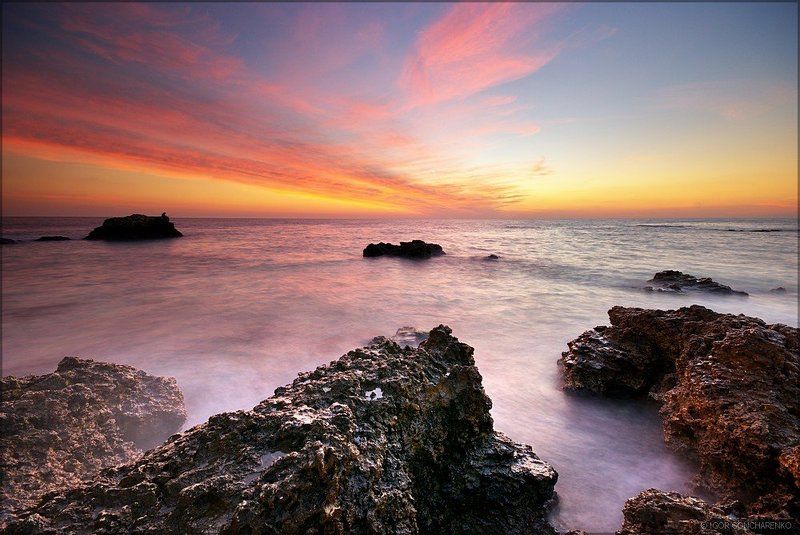 море, пейзаж, крым, закат,  фото превью