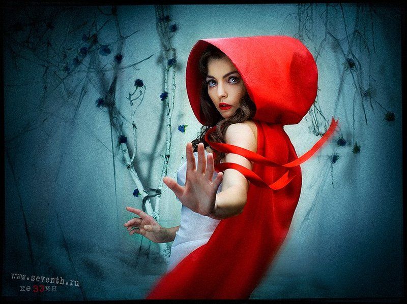 кеззин, фотографирует красная шапочка фото превью
