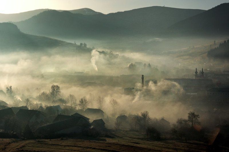 Утро рабочего поселка фото превью