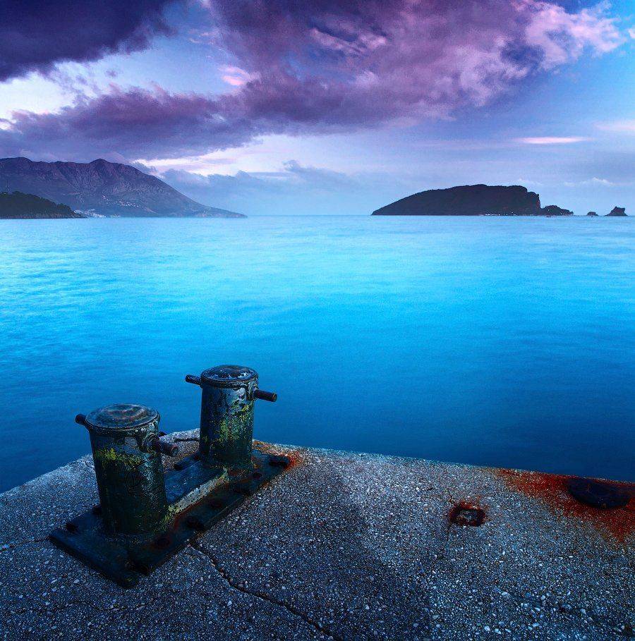 будва, черногория, закат, море, Alexander Martynov